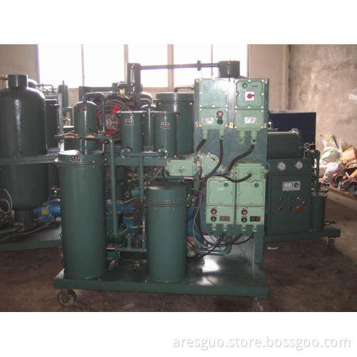 Lubricating oil purification plant